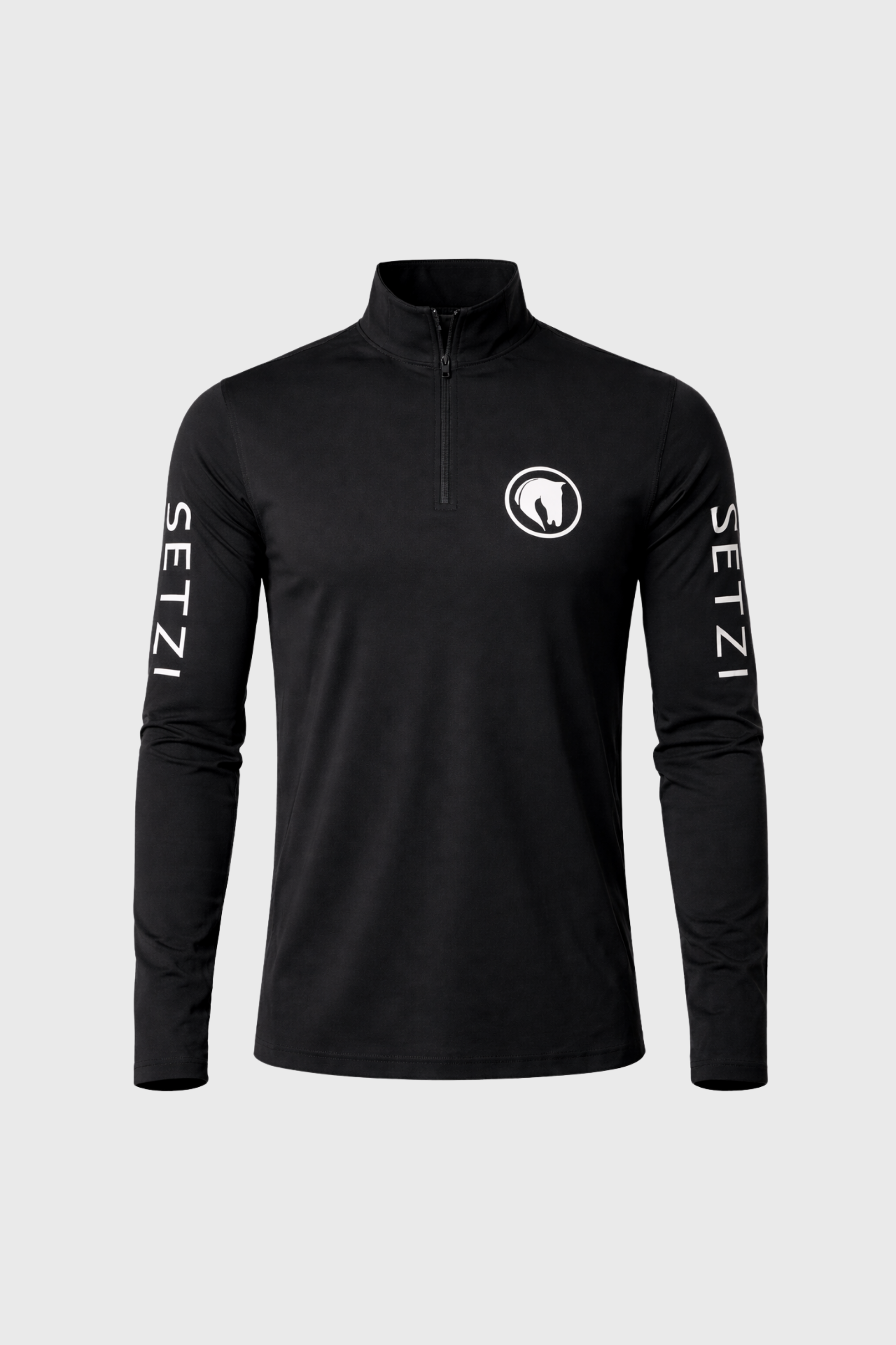 BLACK TECHNICAL T-SHIRT FOR MEN