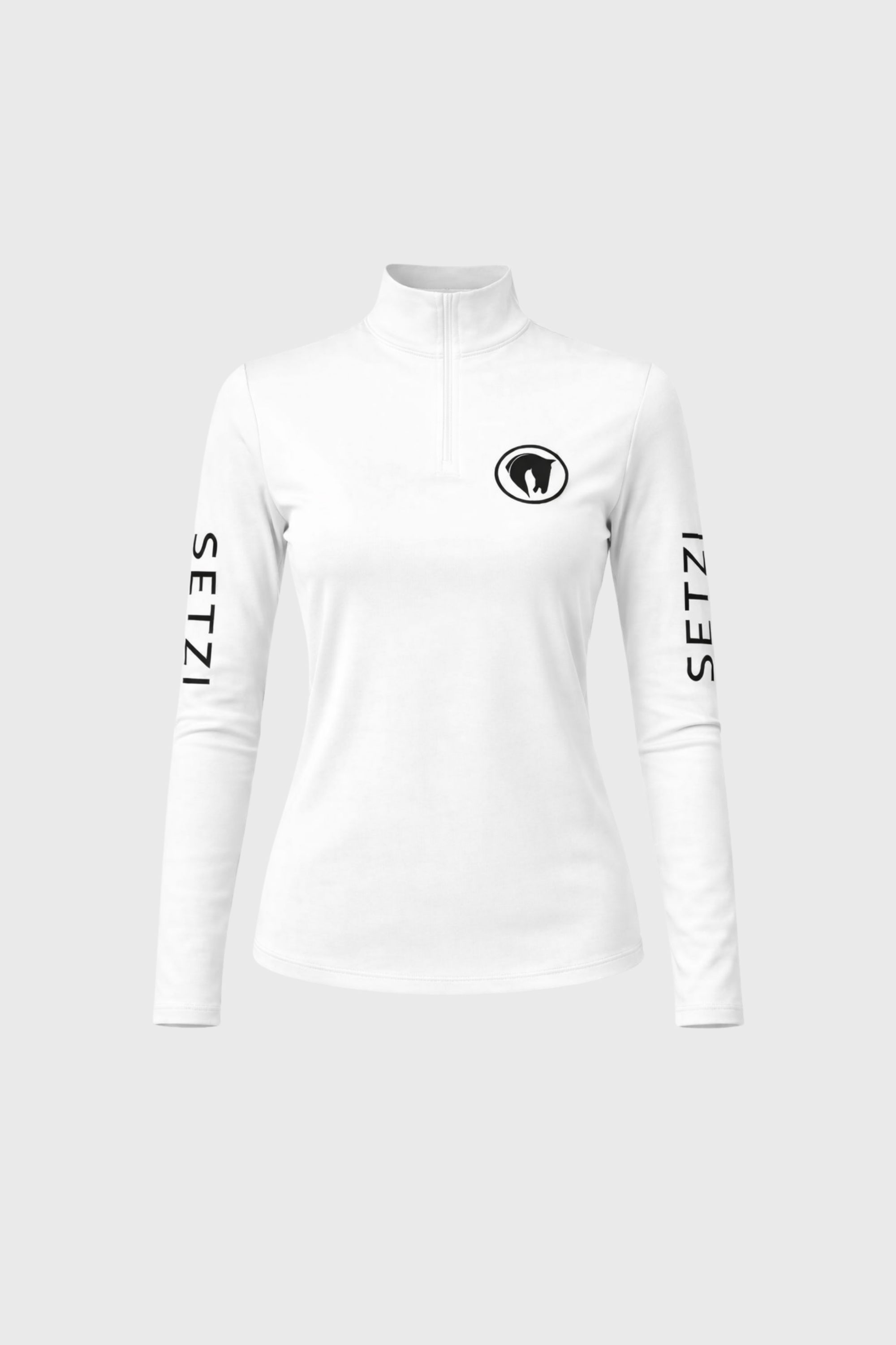 Women's white technical t-shirt